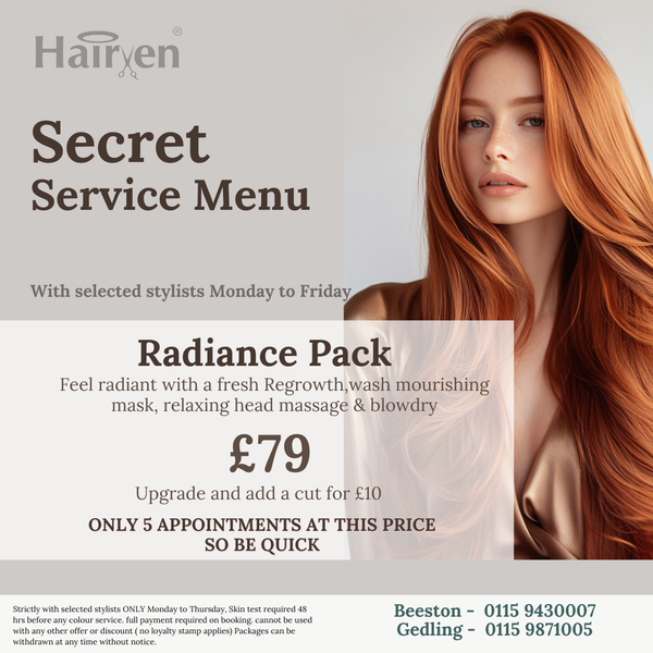 Secret Service Menu - Radiance Pack