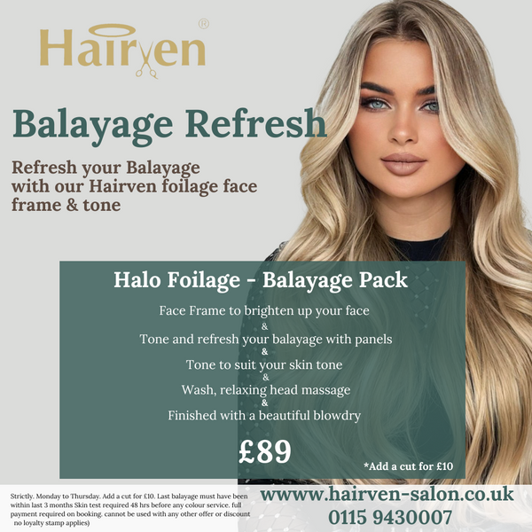 Spring is in the Hair -  Foilage Refresh